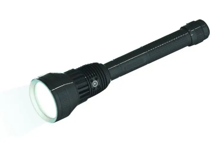 Beamshot Rechargeable Tactical LED Flashlight - Strobe And Dimmer, 600 Lumens